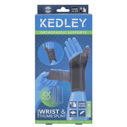 Kedley Advanced Wrist & Thumb Splint (Right Hand)
